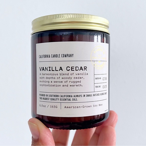 California Candle Company Vanilla Cedar Scented Candle - Picture 1 of 6